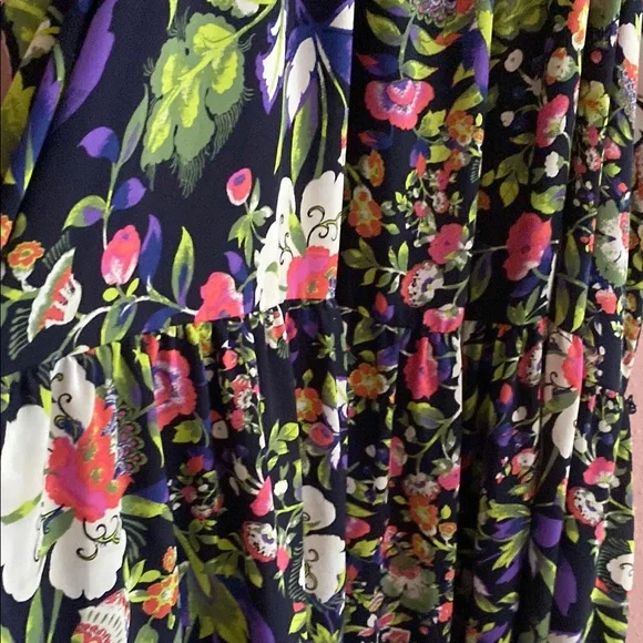 New York &Co Floral Sleeveless Dress size XL - Picture 7 of 14
